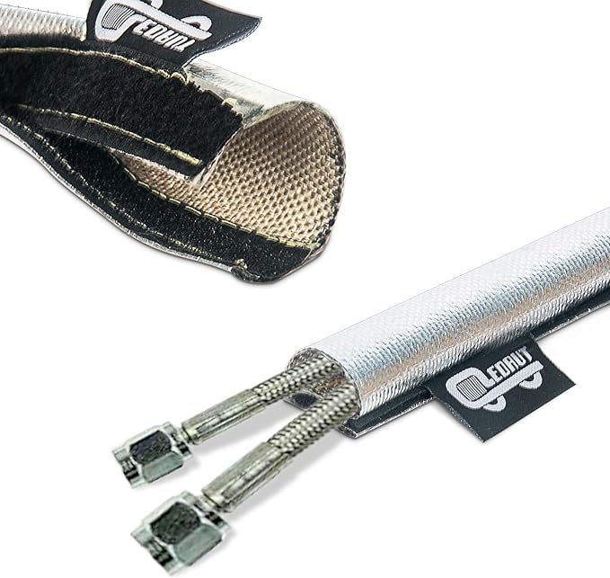 Heat Shroud Sleeve Aluminized Sleeving Express Aluminized Hose and Silver Hose - Image 4