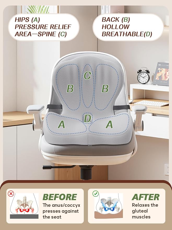 Benazcap Memory Foam Seat Cushion - Image 2