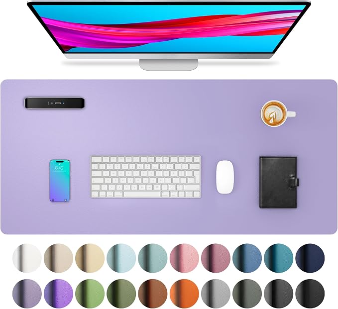 Aothia Faux Leather Desk Mat | Creates A Clean, Organized Workspace by AothiaSimpleNaturalUnique
