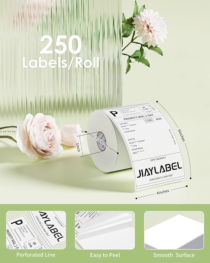 4x6 Thermal Mailing Labels for Direct Thermal Label Printer Shipping Sticker - Image 2