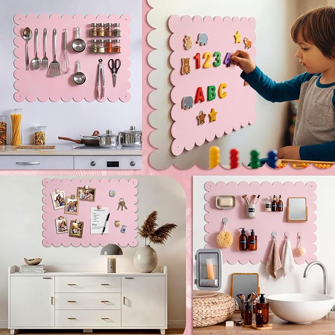 Gueevin 3pack Magnetic Board for Wall 16.1" x 13" Magnet Bulletin Board to - Image 6