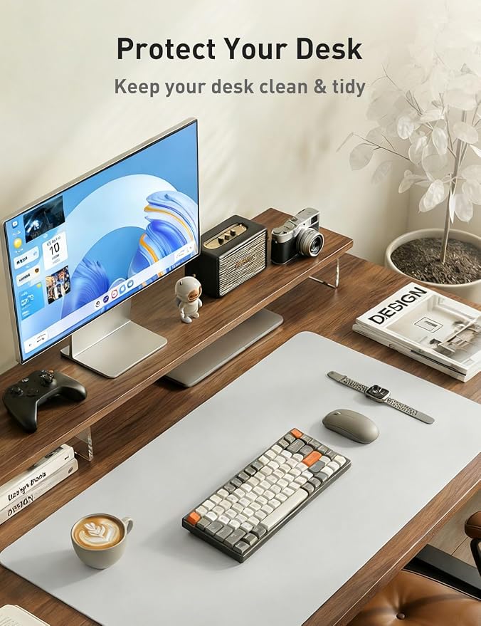 Aothia Faux Leather Desk Mat - Image 5