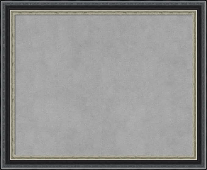 Amanti Art Black Framed Magnetic Board 19x23 Small Vision Board by AmantiArt