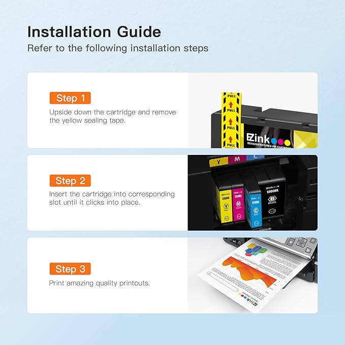 E-Z Ink Compatible Ink Cartridge Replacement for Canon PGI-1200XL PGI-1200 XL to Use with Maxify MB2720 MB2320 MB2120 MB2350 MB2050 MB2020 Printer (3 Black, 2 Cyan, 2 Magenta, 2 Yellow, 9 Pack)-DeskLoop Office