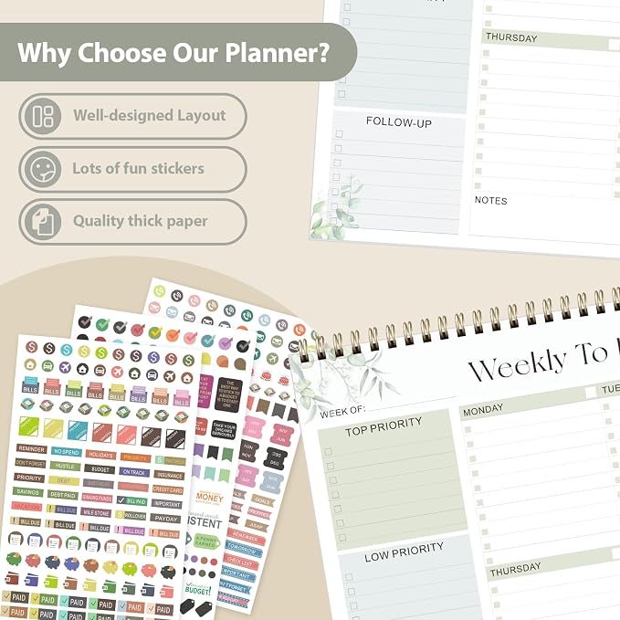 Weekly To Do List Notepad, Undated Planner - Image 6