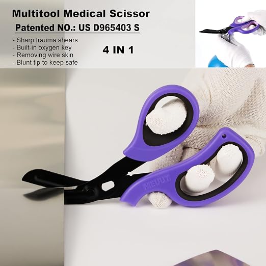 MEUUT 2 Pack Trauma Shears Bandage Scissors - Image 4