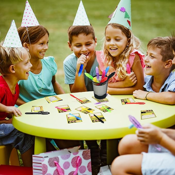 D&N Lifestyle 24 pcs UV Invisible Ink Pens with Word Search & Maze Activities Cards, Education & Party Favors, End of School Year Gift, Birthday, Halloween, Christmas, Goodie bag stuffers-DeskLoop Office