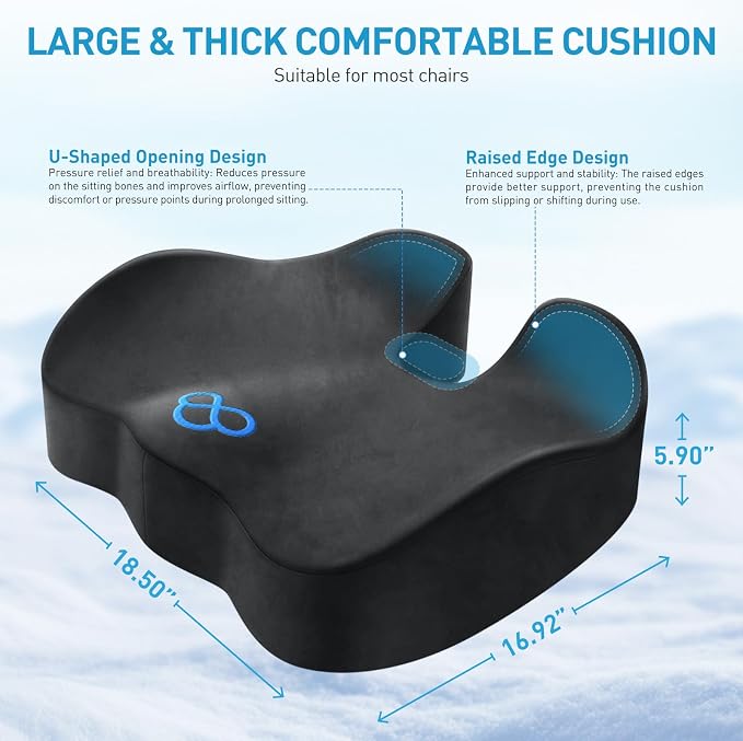 BlissTrends Extra Thick Seat Cushion - Image 2