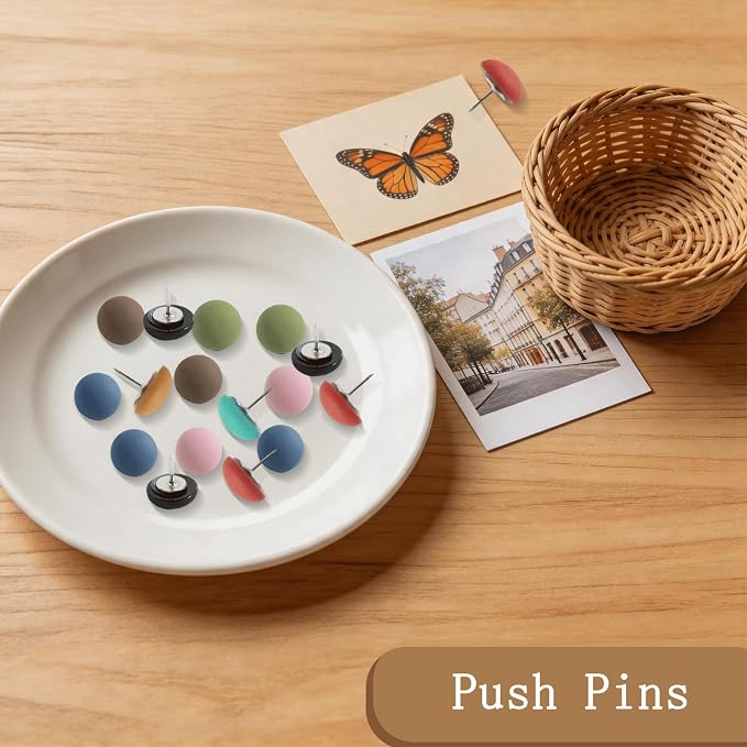 30Pcs Cute Push Pins Decorative Thumb Tacks, Bulletin Board Tacks, Cork Board - Image 7
