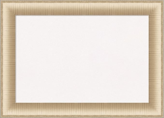 Amanti Art White Cork Board for Wall, 21x29 Vision Board with Gold Frame, Medium Corkboard Office Decor for Home Organization, Casual Corkboard Pinboard to Display Items for Home Organization in-DeskLoop Office