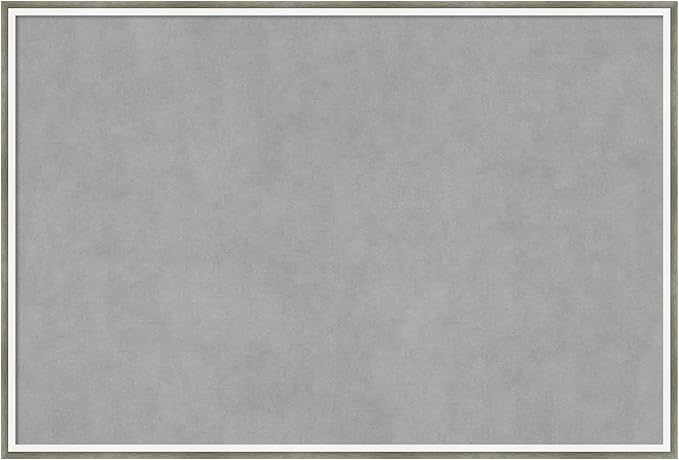 Amanti Art Silver Framed Magnetic Board 25x37 Large Vision Board by AmantiArt