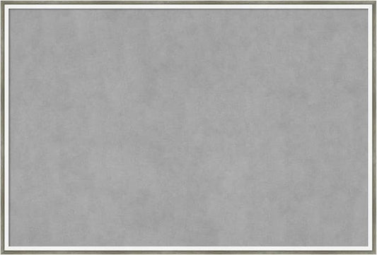 Amanti Art Silver Framed Magnetic Board 25x37 Large Vision Board by AmantiArt