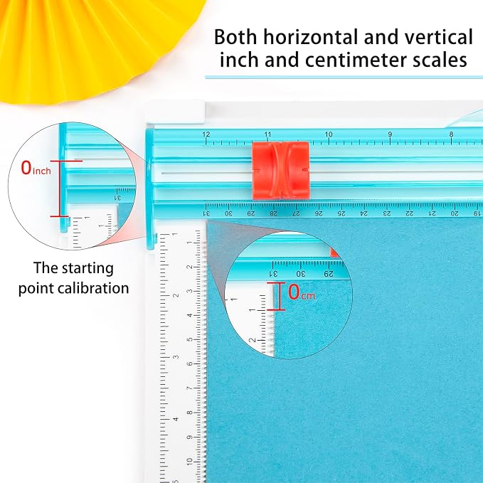 Ecraft 12 x 12inch Paper Trimmer Cutter Score Board, Scoring Tool - Image 4