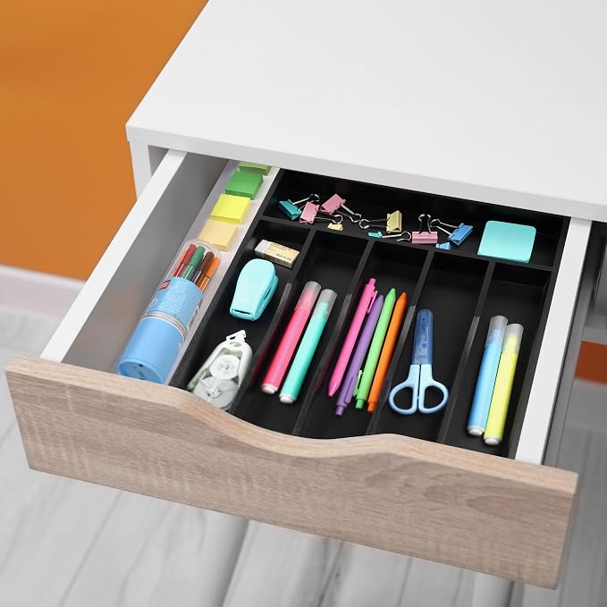 oridom Kitchen Bamboo Silverware Organizer, Kitchen Drawer Organizer - Image 8
