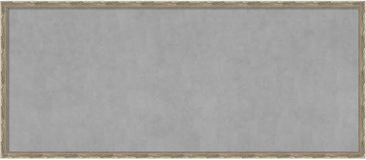 Amanti Art Silver Framed Magnetic Board 22x50 Oversize Vision Board by AmantiArt