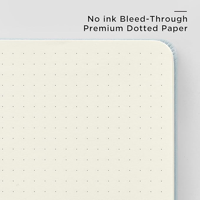 &And Per Se Dotted Journal Notebook, A5 Hardcover Leather Dotted Journal - Image 5