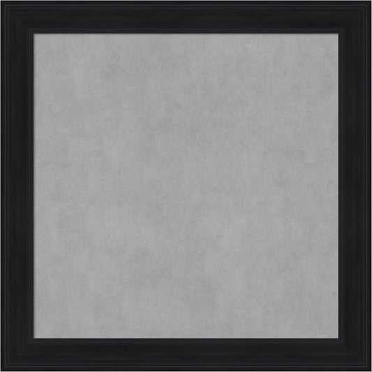 Amanti Art Black Framed Magnetic Board 29x29 Medium Vision Board by AmantiArt