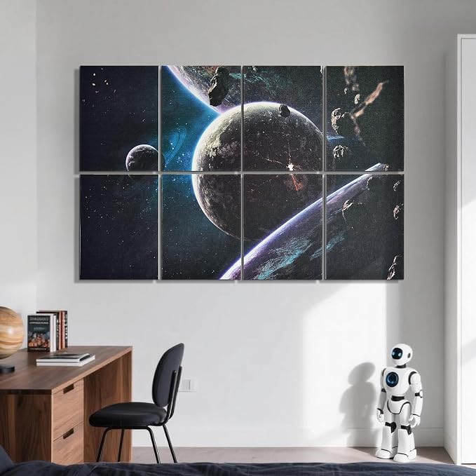 UMIACOUSTICS 8 Pcs 0.7Inch Thick Art Acoustic Panels, Total 47.2” x 31.5” - Image 2