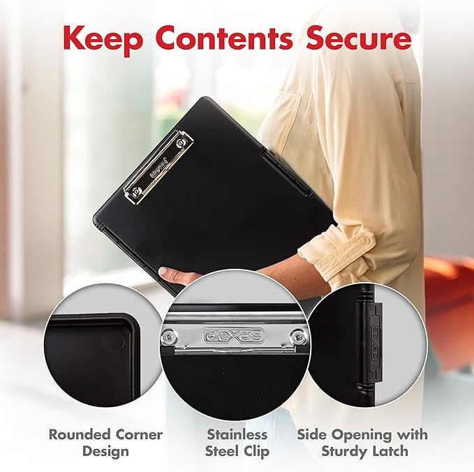 Dexas Slimcase 2 Plastic Clipboard - Image 5