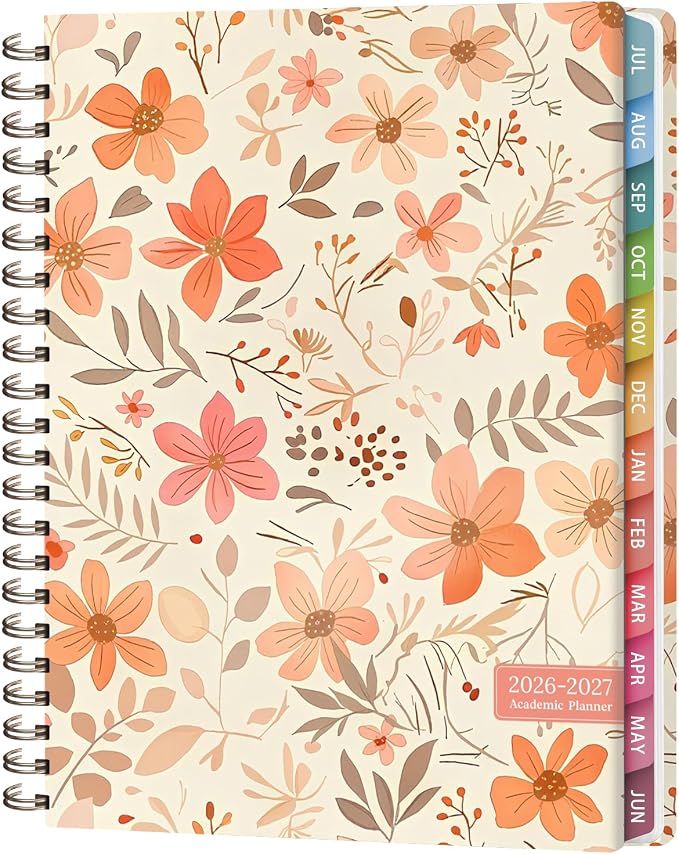 Planner 2026-2027, Weekly and Monthly Academic Planner, July 2026 by VALOME