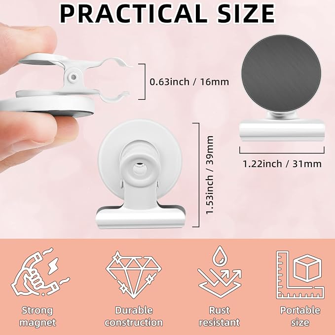 Grtard 12-Pack Magnetic Clips - Image 2