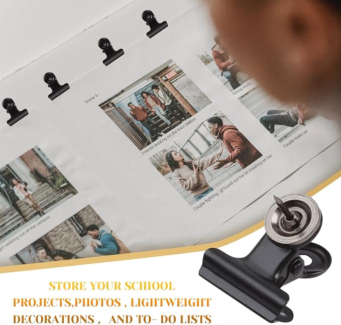 BLMHTWO 30 Pieces Thumb Tacks Clips - Image 4
