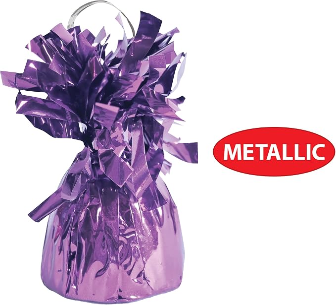 Beistle Metallic Wrapped Balloon Weight – 12 Pack, Party Decoration Accessories - Image 3