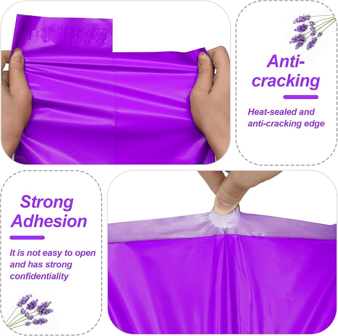 JinRuiKJ Thank You Poly Mailer 14.5x19 Inch 50 PCS, Shipping Bags - Image 4