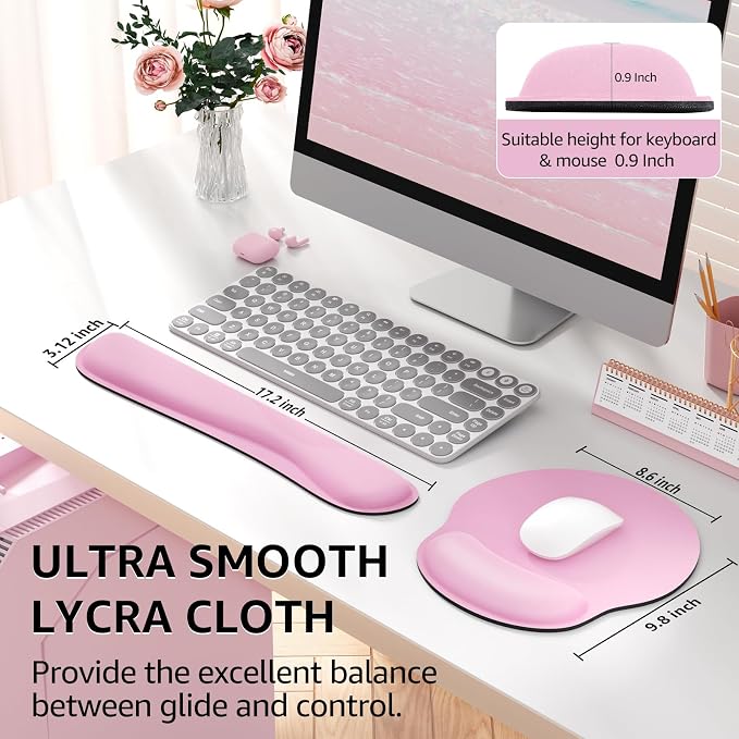 KTRIO Keyboard Wrist Rest & Mouse Pad - Image 5