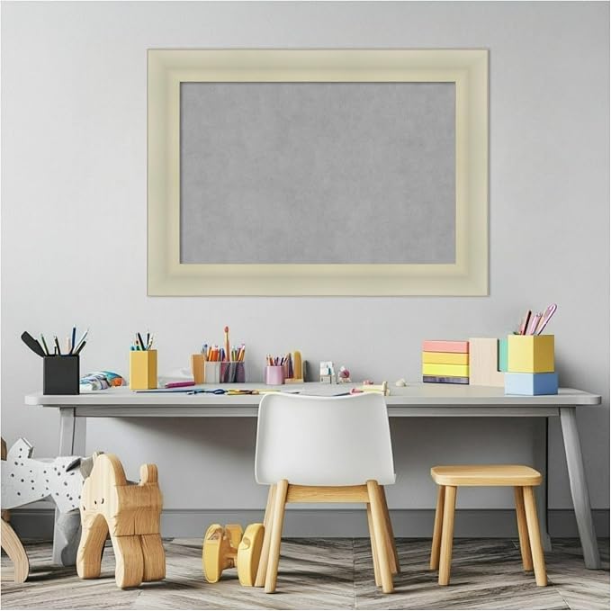 Amanti Art Silver Framed Magnetic Board 21x29 Medium Vision Board - Image 5
