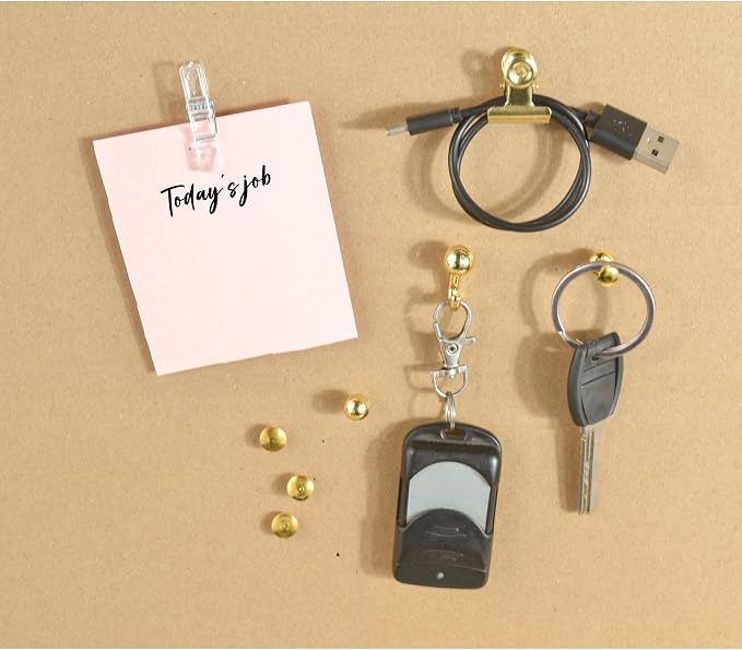 400 Pcs Gold Push Pins Set, 7 Styles Push pins, Pin Tacks, Decorative Thumb - Image 4