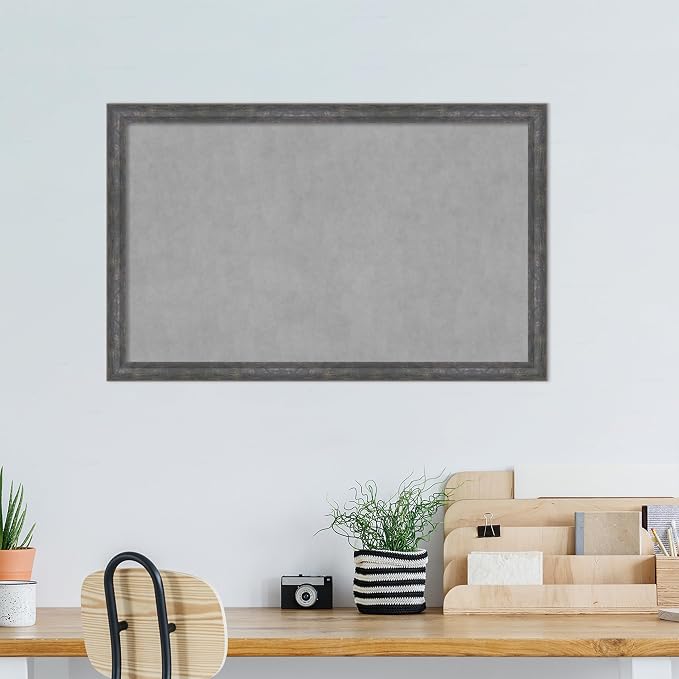 Amanti Art Grey Framed Magnetic Board 27x43 Large Vision Board - Image 5