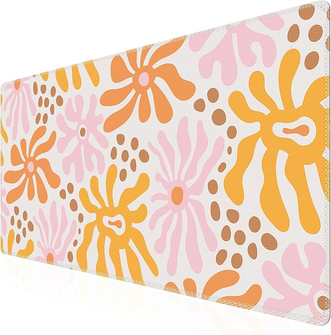 iCasso Desk Matt for Desktop, Cute Desk Pad Mat, XXL Large Mouse Pad, Anti-Slip by iCasso