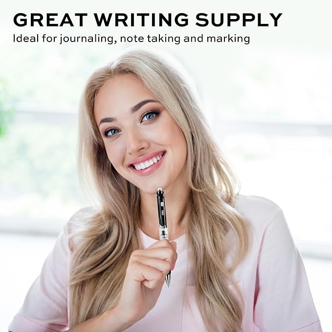 deli Gel Pen Refills, Medium Point 0.7mm, Smooth Writing, Fast Dry, No Bleed - Image 8