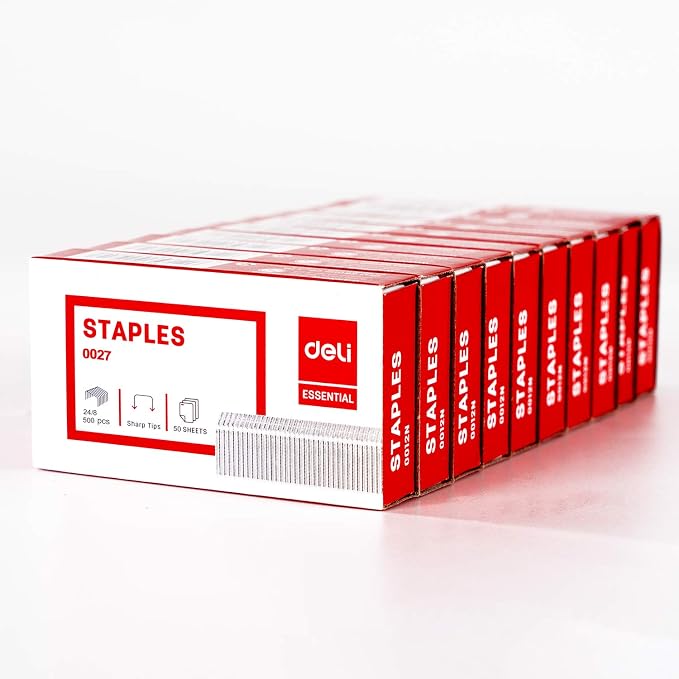 Leven 5, 000 Staples, Fits 40 & 60 Sheet Capacity Staplers, 5/16" Leg Length by Leven