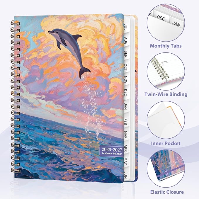 Planner 2026-2027, Weekly and Monthly Academic Year Calendar Planner, July 2026 - Image 4
