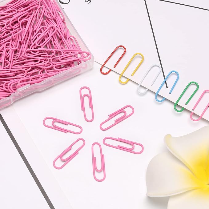 Elisel Paper Clips, Durable and Rustproof Coated Paper Clips, School and - Image 3