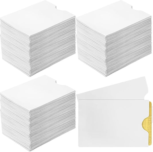 Thenshop 2000 Pieces Credit Card Sleeves Hotel Key Holder Blank Gift Envelopes by Thenshop