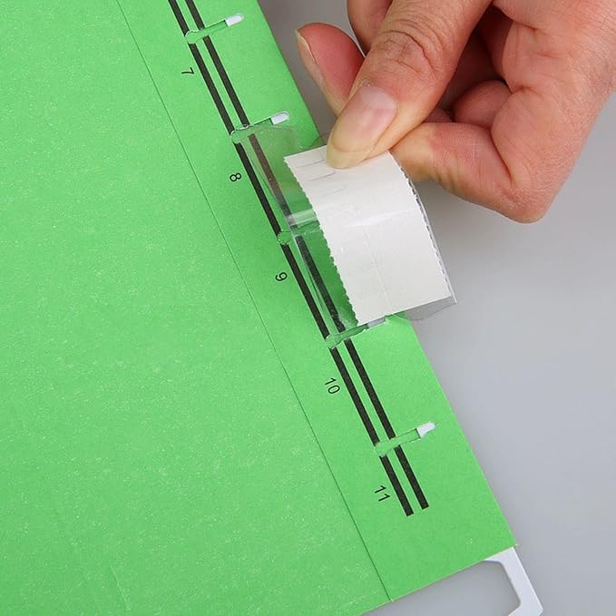 Folder Labels, 50+50 Sets of Hanging Folder Label Tabs and Inserts - Image 4