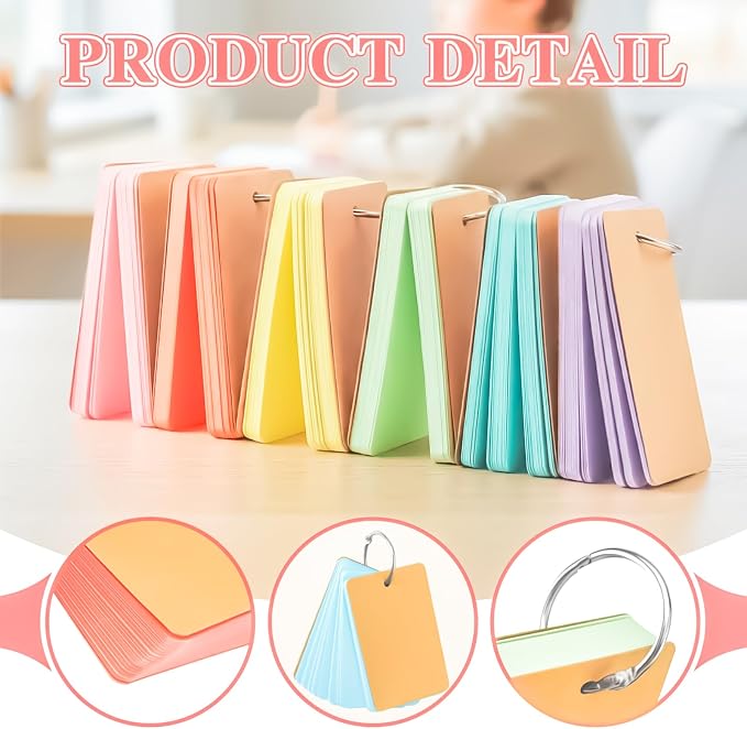 300 PCS Flash Cards 2 x 3 Inch Index Cards - Image 3