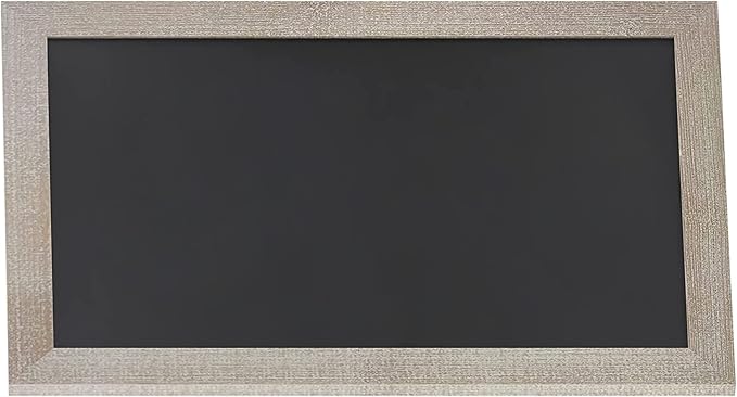 HBCY Creations 24" X 36" Weathered Lightwash Solid Wood Frame Wall Chalkboard by HBCYCreations