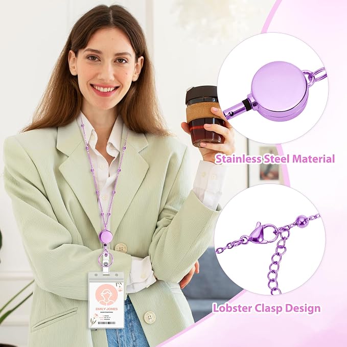 Lanyards for Id Badges 3 Pack Badge Lanyard - Image 5