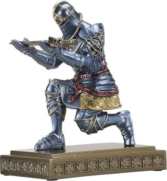 Medieval Knight Pen Holder Office Desk Decor Gifts for Men Father Husband Him Unique-DeskLoop Office
