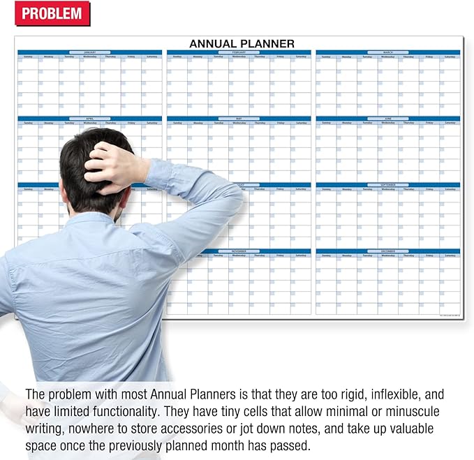 Ultimate Office Magnetic Dry-Erase Whiteboard ModMonthly Planning Calendars - Image 2