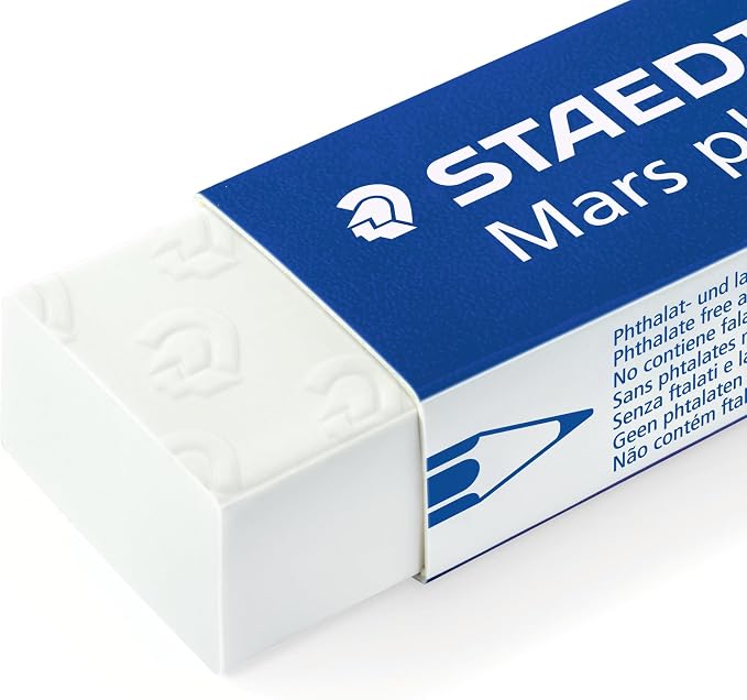 STAEDTLER Mars Plastic Vinyl Erasers, Minimal Crumbling - Image 2