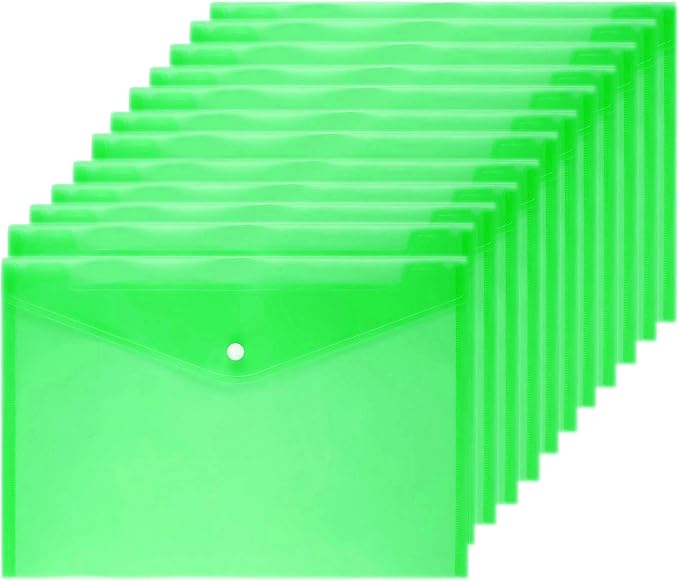 Poly Envelope 12 Pcs Document Envelopes by Wiekyze