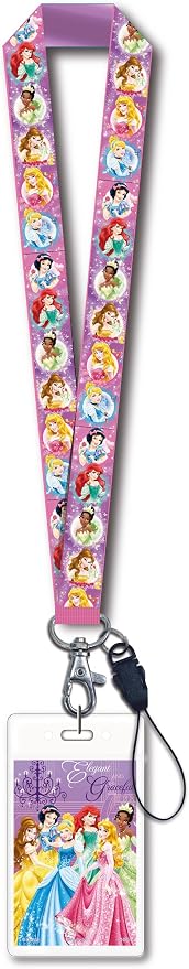 Disney Princess Lanyard with Card Holder by Disney