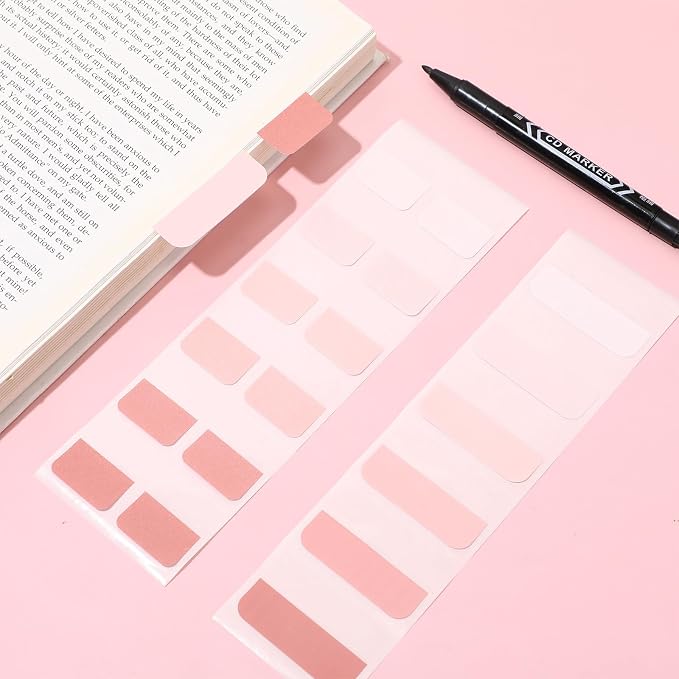 300 Pcs Sticky Index Book Tabs Bible Tabs Gradient Repositionable Page Tab - Image 7
