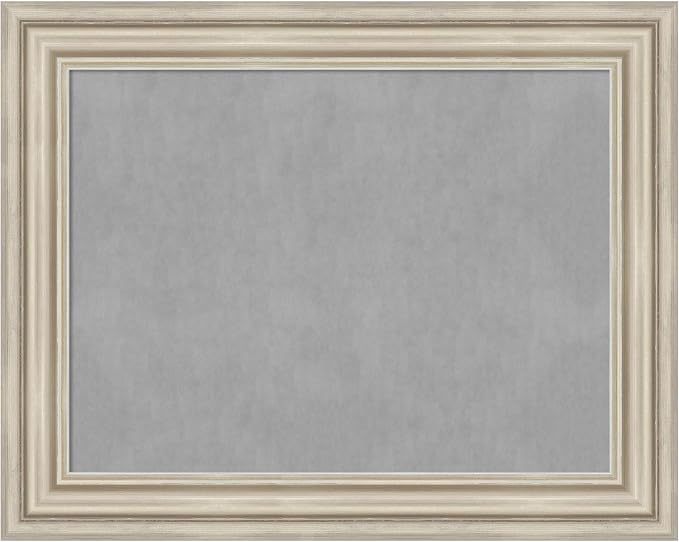 Amanti Art Silver Framed Magnetic Board 24x30 Medium Vision Board by AmantiArt
