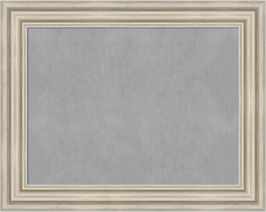 Amanti Art Silver Framed Magnetic Board 24x30 Medium Vision Board by AmantiArt